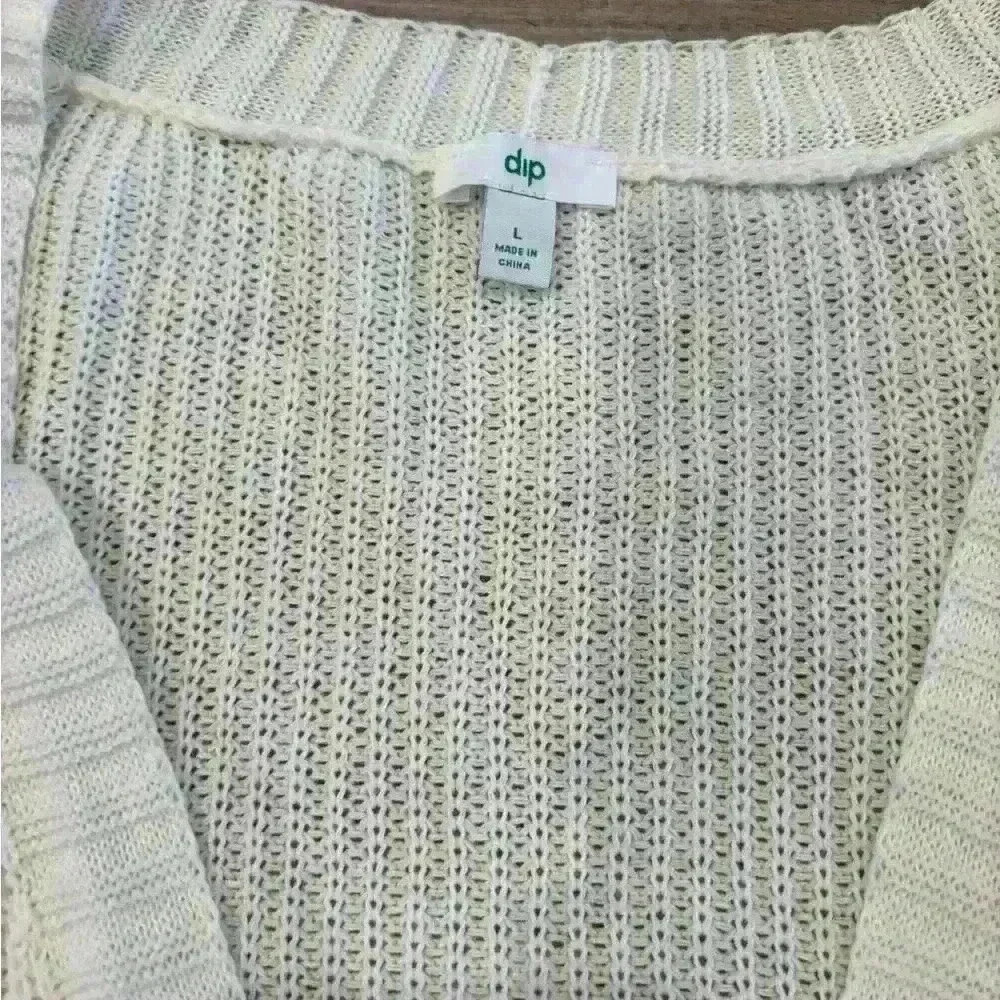 NWT Dip large cream long sleeve cardigan - Picture 3 of 4